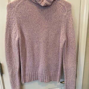 Ann Taylor Cashmere Lilac Cowl Neck Sweater